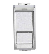 Priza modulara FTP RJ45 Bticino, cat.5e, aluminiu, 1M, Living-Light, NT4279C5F