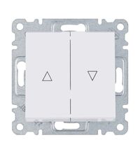 Mecanism intrerupator pentru jaluzele Hager, pentru jaluzele, incastrat, alb, Lumina2
