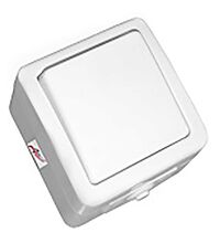 Intrerupator Lumen, aplicat, alb, IP54, 13-21501212