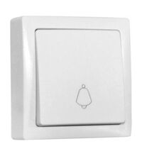 Intrerupator Lumen, cu revenire, alb, IP20, 13-3350