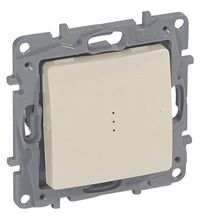 Mecanism intrerupator cap scara Legrand, cu LED, incastrat, ivoar, Niloe, 664610
