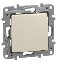 Mecanism intrerupator cap scara Legrand, cu indicator, incastrat, ivoar, Niloe, 664816