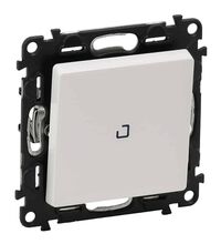 Mecanism intrerupator cu revenire Legrand, cu revenire si lumina de control, incastrat, alb, Valena Life, 752112