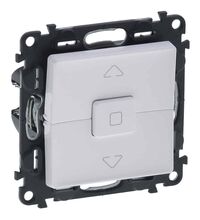 Mecanism intrerupator pentru jaluzele Legrand, cu revenire, incastrat, alb, Valena Life, 752130