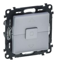 Mecanism intrerupator pentru jaluzele Legrand, incastrat, aluminiu, Valena Life, 752329