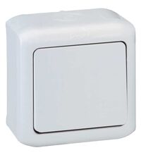 Intrerupator Legrand, aplicat, gri, IP44, Forix, 782380