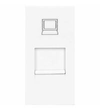 Priza modulara UTP RJ45 Orno, alb, 1M, Noen