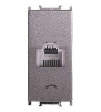 Priza modulara telefon RJ11 cat.3 Panasonic, antracit, 1M, Thea Optima