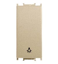 Clapeta pentru intrerupator modular Panasonic, auriu, cap scara cu revenire, 1M, Thea Optima