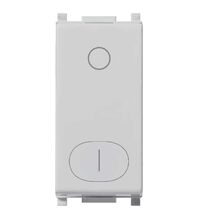 Intrerupator modular bipolar Vimar, argintiu, 1M, 16A, borne rapide 1.5-2.5mmp, Plana
