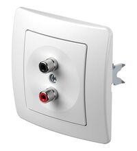 Priza audio, TEM, incastrata, alb, Ekonomik, KE22PW
