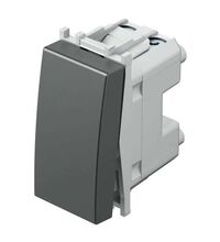 Intrerupator modular TEM, antracit, 1M, Modul