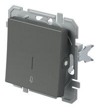 Mecanism intrerupator cu revenire TEM, cu indicator, incastrat, antracit, Logiq, SQ11ATIN01XO