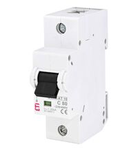 Siguranta automata (disjunctor) monopolara ETI, 1P, 80A, curba C, 20kA, 002131731