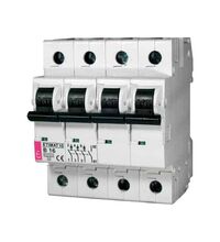 Siguranta automata (disjunctor) tetrapolara ETI, 4P, 80A, curba C, 15kA, 002137731