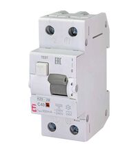 Siguranta automata (disjunctor) cu protectie diferentiala monofazica ETI, 40A, 300mA, curba C, RCBO, tip A, 10kA, 002173428
