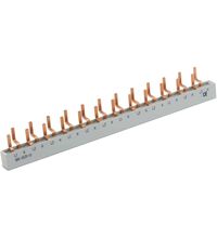 Bareta de alimentare (busbar) ETI, 3P+N, tip pin, 12 module, 63A, 002921154