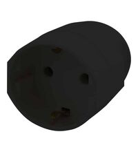Priza mobila (Cupla) Scame, 2P+E, negru, 16A, 130.2083/N