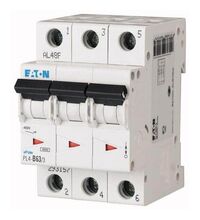Siguranta automata (disjunctor) tripolara Eaton, 3P, 20A, curba C, 4.5kA, 293161