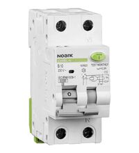 Siguranta automata (disjunctor) cu protectie diferentiala monofazica Noark, 16A, 300mA, curba C, RCBO, tip AC, 6kA, 107694
