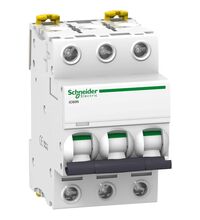 Siguranta automata (disjunctor) tripolara Schneider, 3P, 50A, curba C, 6kA, A9F74350