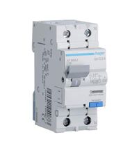 Siguranta automata (disjunctor) cu protectie diferentiala monofazica Hager, 16A, 300mA, curba C, RCBO, tip A, 6kA, AF966J