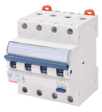 Siguranta automata (disjunctor) cu protectie diferentiala trifazica Gewiss, 16A, 300mA, curba C, RCBO, tip AC, 4.5kA, GW94077