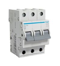 Siguranta automata (disjunctor) tripolara Hager, 3P, 16A, curba B, 4.5kA, MX316