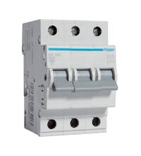 Siguranta automata (disjunctor) tripolara Hager, 3P, 25A, curba B, 4.5kA, MX325