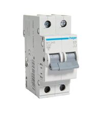 Siguranta automata (disjunctor) bipolara Hager, 2P, 40A, curba C, 4.5kA, MY240