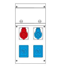 Tablou organizare santier trifazic/monofazic 8 module IP44, 230/415VAC, 16A, Scame, 632.4006-001