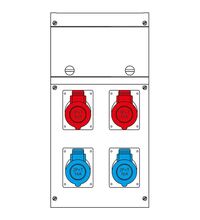 Tablou organizare santier trifazic/monofazic, IP66, 230/415VAC, 16A, Scame, 632.4505-003