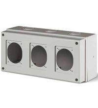 Tablou organizare santier neechipat, 3 module, IP66, Scame, 672.1300