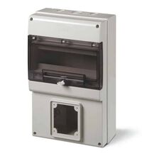 Tablou organizare santier neechipat, 12 module, IP66, Scame, 672.3302