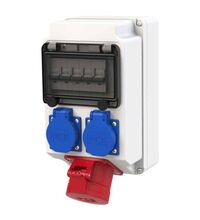 Tablou organizare santier trifazic/monofazic 6 module IP54, 230/415VAC, 16A, PCE, 9605153