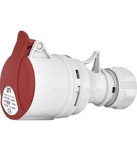 Priza trifazica ETI, IP44, mobila, 3P+N+E, 16A , 004482002