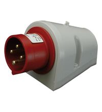 Stecher trifazic ETI, IP44, aplicat, 3P+N+E, 16A , 004482060