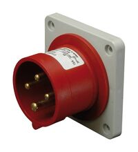 Stecher trifazic ETI, IP44, incastrat, 3P+N+E, 32A , 004482113