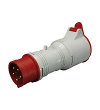 Adaptor fisa trifazica-priza trifazica ETI, IP44, mobil, 3P+N+E / 3P+E, 32/32A , 004482117