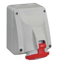 Priza trifazica Legrand, IP44, aplicata, 3P+E, 32A , 555258