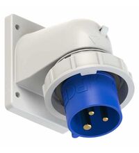 Stecher monofazic PCE, IP67, aplicat, 2P+E, 16A , 777132-6