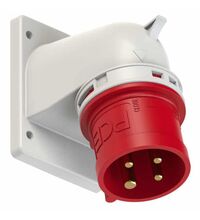 Stecher trifazic PCE, IP44, aplicat, 3P+E, 32A , 77724-6