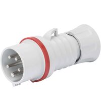 Stecher trifazic Gewiss, cu inversarea fazelor, IP44/54, mobil, 3P+N+E, 16A , GW60009WH