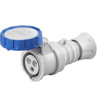 Priza monofazica Gewiss, IP66/IP68, mobila, 2P+E, 32A , GW62037H