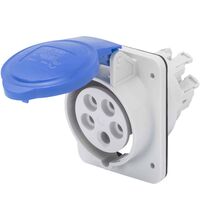 Priza monofazica Gewiss, IP44/IP45, incastrata, 3P+N+E, 32A , GW62218FH