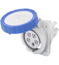 Priza monofazica Gewiss, IP66/IP67, incastrata, 3P+E, 32A , GW62239FH