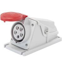 Priza trifazica Gewiss, IP44, aplicata, 3P+N+E, 16A , GW62482