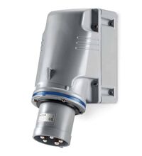 Stecher monofazic Scame, IP44/54, aplicat, 2P+E, 63A , 240.6393T