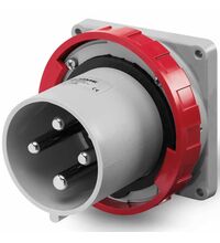 Stecher trifazic Scame, IP66/IP68, incastrat, 3P+E, 63A , 248.6396