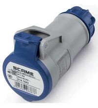 Priza monofazica Scame, IP44/IP54, mobila, 2P+E, 16A , 314.1643